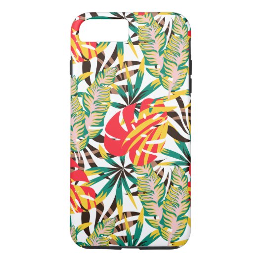 Bright Tropical Pattern Case-Mate iPhone Hülle (Rückseite)