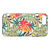 Bright Tropical Pattern Case-Mate iPhone Hülle (Rückseite (Horizontal))
