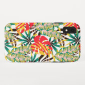 Bright Tropical Pattern Case-Mate iPhone Hülle (Rückseite (Horizontal))