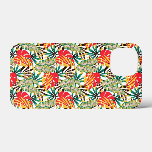 Bright Tropical Pattern Case-Mate iPhone Hülle (Rückseite (Horizontal))