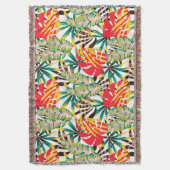 Bright Tropical Pattern Decke (Vorderseite Vertikal)