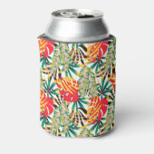 Bright Tropical Pattern Dosenkühler (Kanne Rückseite)