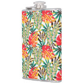 Bright Tropical Pattern Flachmann (Links)