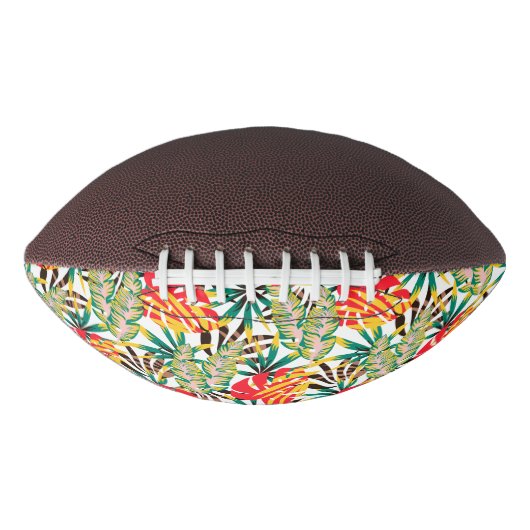 Bright Tropical Pattern Football (Vorderseite)