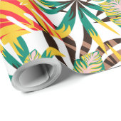 Bright Tropical Pattern Geschenkpapier (Rolleneckpunkt)