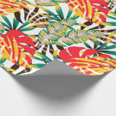 Bright Tropical Pattern Geschenkpapier (Ecke)