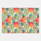 Bright Tropical Pattern Geschenkpapier Set (Vorderseite 3)
