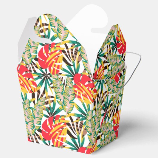 Bright Tropical Pattern Geschenkschachtel (Geöffnet)
