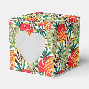Bright Tropical Pattern Geschenkschachtel