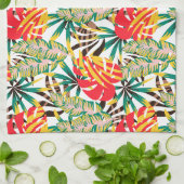 Bright Tropical Pattern Geschirrtuch (Gefaltet)