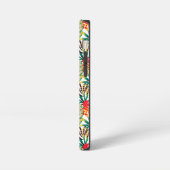 Bright Tropical Pattern iPhone Hülle (Linke Seite)