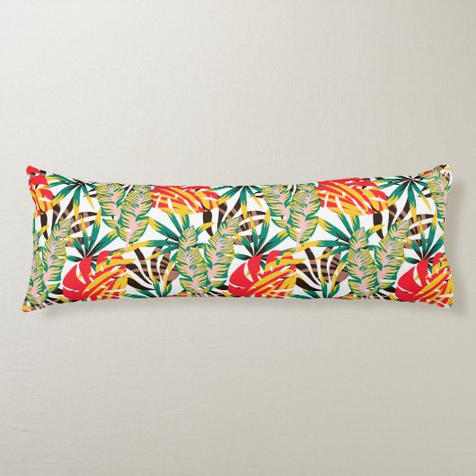 Bright Tropical Pattern Seitenschläferkissen (Vorderseite)