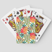 Bright Tropical Pattern Spielkarten (Rückseite)