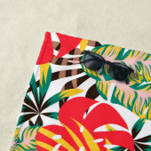 Bright Tropical Pattern Strandtuch (Beispiel)