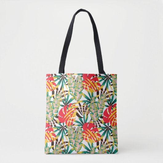 Bright Tropical Pattern Tasche (Vorderseite)