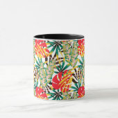 Bright Tropical Pattern Tasse (Zentrum)
