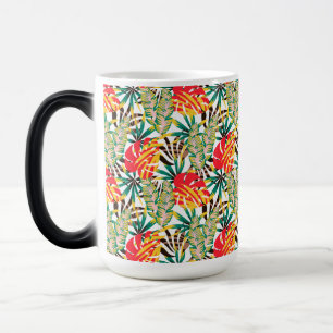Bright Tropical Pattern Verwandlungstasse