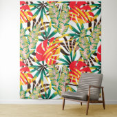 Bright Tropical Pattern Wandteppich (Beispiel)