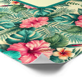 Bright Tropics Segen Poster (Ecke)