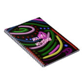 Bright Tube Spiral Foto Notebook Notizblock (Rechte Seite)