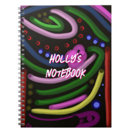 Bright Tube Spiral Foto Notebook Notizblock