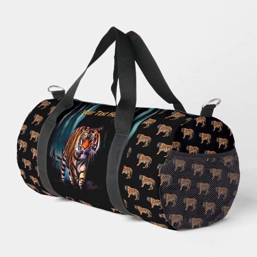 Bright Tyger Dark Forest Duffle Bag (Rechte Ecke)