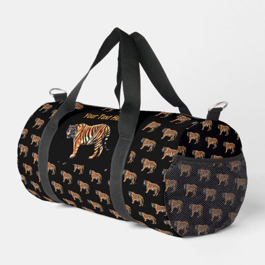Bright Tyger Dark Forest Duffle Bag (Rechte Ecke)