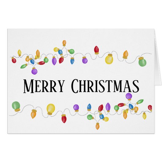 Bright Vintage Weihnachtsbeleuchtung (Vorderseite (Horizontal))