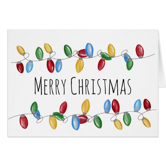 Bright Vintage Weihnachtsbeleuchtung (Vorderseite (Horizontal))