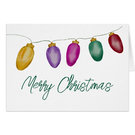 Bright Vintage Weihnachtsbeleuchtung (Vorderseite (Horizontal))
