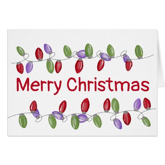 Bright Vintage Weihnachtsbeleuchtung (Vorderseite (Horizontal))