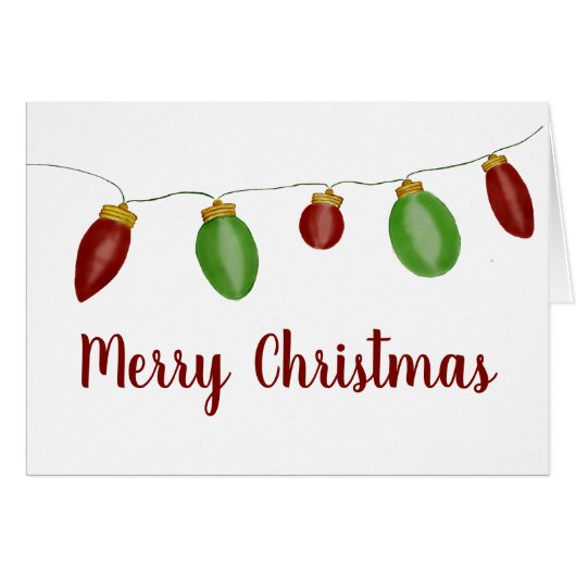 Bright Vintage Weihnachtsbeleuchtung (Vorderseite (Horizontal))