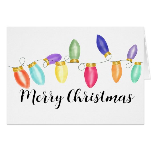 Bright Vintage Weihnachtsbeleuchtung (Vorderseite (Horizontal))