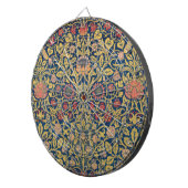 Bright Violet und Columbine (von William Morris) Dartscheibe (Vorderseite rechts)