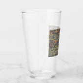 Bright Violet und Columbine (von William Morris) Glas (Rechts)