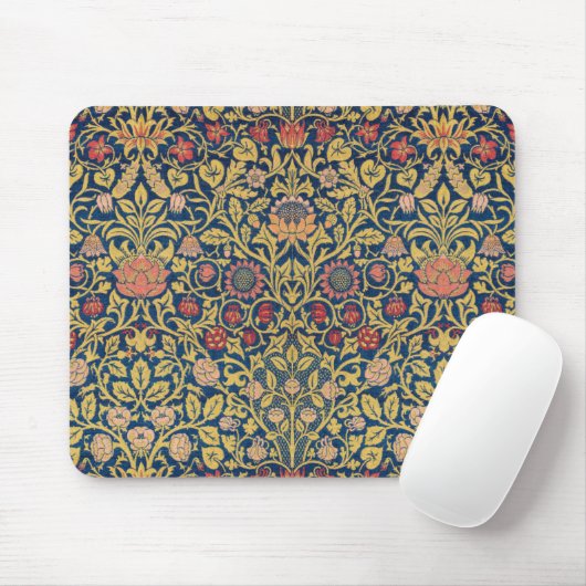 Bright Violet und Columbine (von William Morris) Mousepad (Mit Mouse)