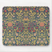 Bright Violet und Columbine (von William Morris) Mousepad (Vorne)