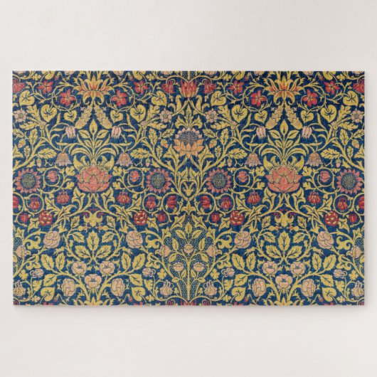 Bright Violet und Columbine (von William Morris) Puzzle (Horizontal)