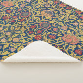 Bright Violet und Columbine (von William Morris) Sherpadecke (3/4)