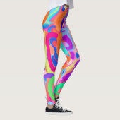 Bright Vivid Colors Pattern Leggings (Rechts)