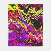Bright Vivid Radiance Muster Fleecedecke (Vorderseite)