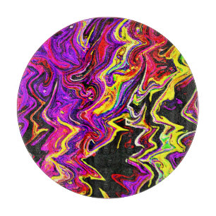 Bright Vivid Radiance Muster Schneidebrett