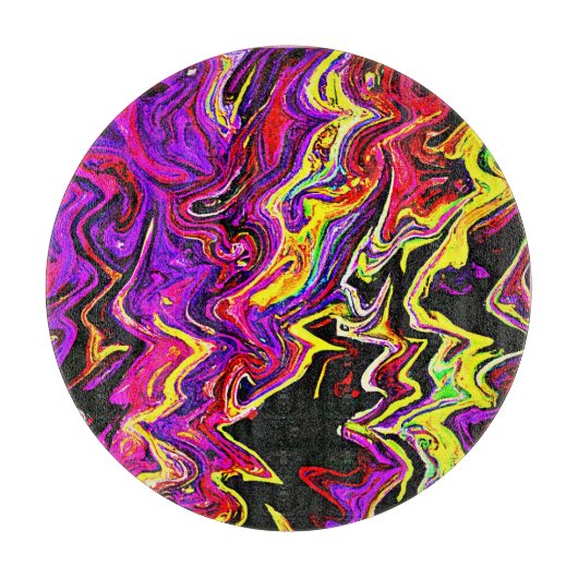Bright Vivid Radiance Muster Schneidebrett (Vorderseite)