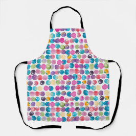 Bright Watercolor Apron – Colorful Abstract  Schürze