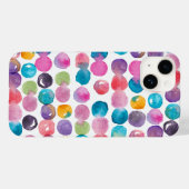 Bright Watercolor iPhone Case – Artistic Abstract  (Rückseite (Horizontal))