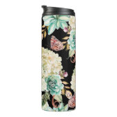 Bright watercolor seamless pattern with flowers hy thermosbecher (Nach rechts gedreht)