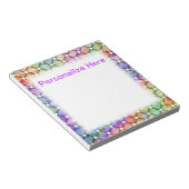 BRIGHT WEAVE Personalizable NOTE PADS Notizblock (angewinkelt)