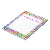 BRIGHT WEAVE Personalizable NOTE PADS Notizblock (Rotiert)
