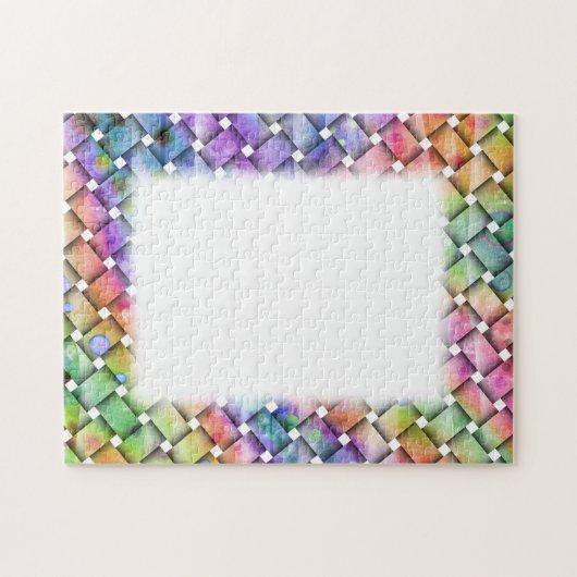 BRIGHT WEAVE PUZZLE FRAME (Horizontal)