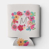 Bright Wildflower Bridal Shower Party Dosenkühler (Rückseite)